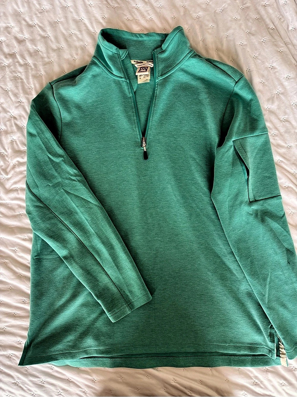 Avalanche Men's Quarter-Zip Pullover in Green XL Like New